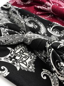 3 cái/bộ In hoa Co giãn Yoga Tập thể dục Băng đô - Nhiều màu - Xem 4