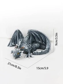 1 Peça Artesanato Decorativo com Desenho de Dragão, Melhores Presentes