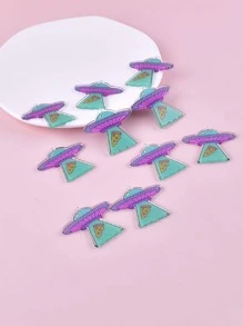 10pcs/set Cartoon UFO DIY Pendant - Multicolor - View 2