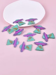 10pcs/set Cartoon UFO DIY Pendant - Multicolor - View 4