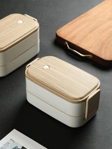 1pc Double Layer Lunch Box - Multicolor - View 5