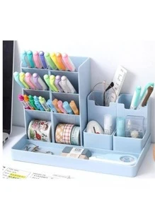 Organizador de Escritorio para Lapices Plumones Armable - Verde - Ver 2