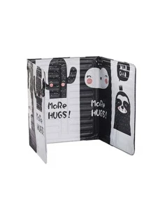 WHICHLIFE 1入組卡通圖案油飛濺保護螢幕 - 黑色 - 查看 5