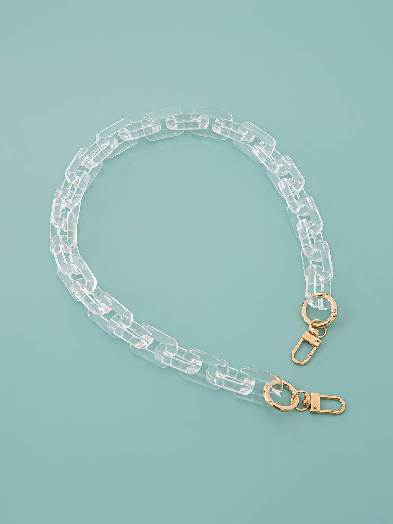 極簡鏈條包帶PMMA - 無色 - 查看 1