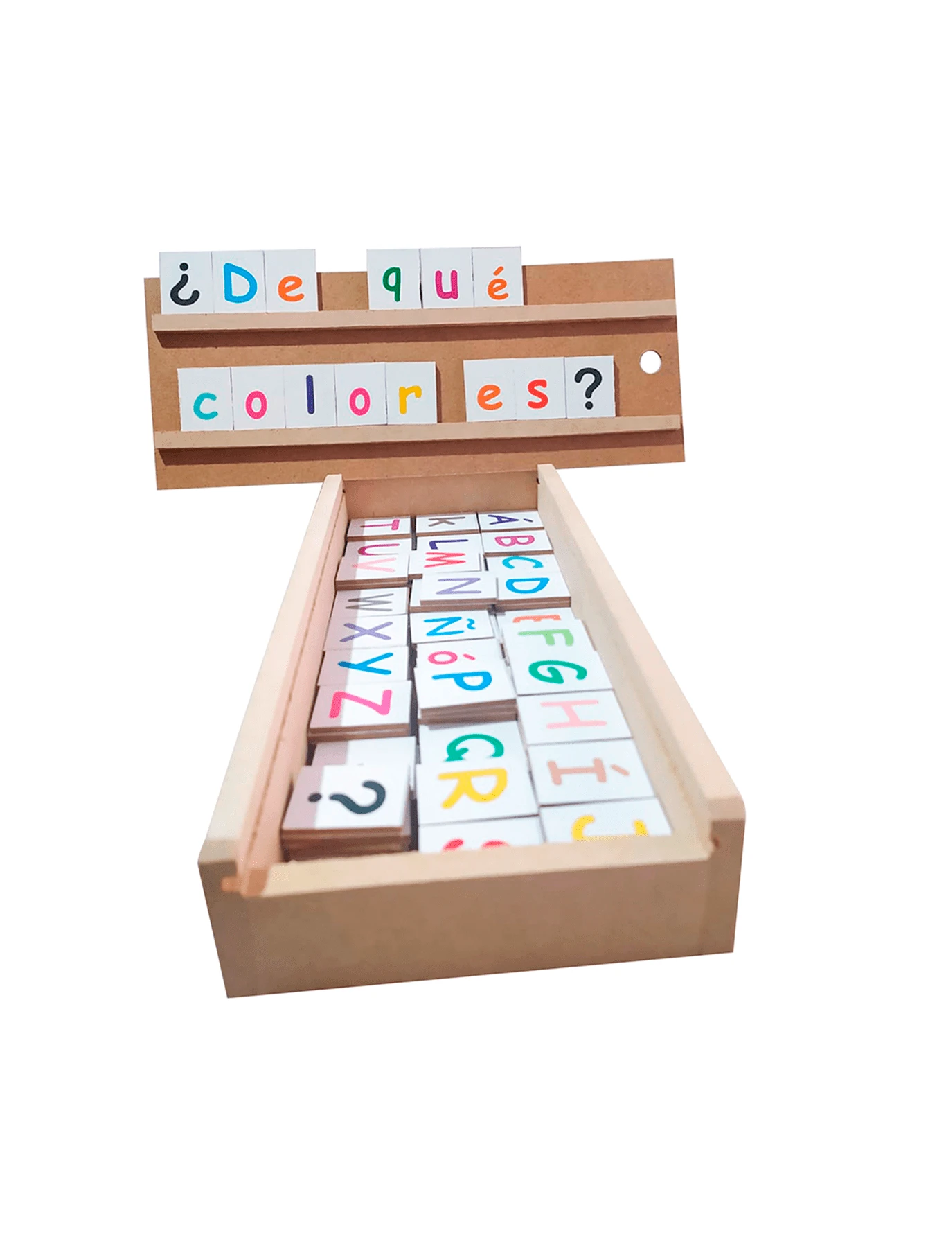 Abecedario Móvil Mayúsculas/minúsculas/*Educativo - Multicolor - Ver 1