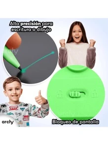 Pizarrón Mágico 8.5″ Pulgadas LCD Borrable - Verde - Ver 4