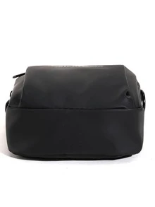 Mini Men Letter Graphic Square Bag Casual Style - Black - View 10