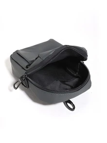 Mini Men Letter Graphic Square Bag Casual Style - Black - View 5