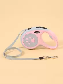 1pc Pet Automatic Retractable Traction Rope With Multiple Color Options, Random Style