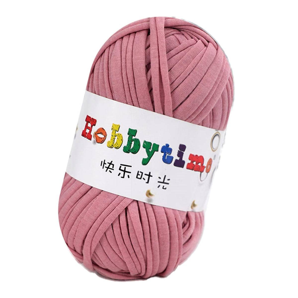 1 Máy Tính Có Độ Đàn Hồi Thấp Móc Đan Băng Vải Dày Vải Dải Sợi 100% Polyester Thủ Công - Màu tím hoa cà - Xem 1