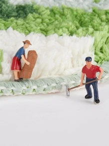 1 tấm thảm trải sàn đa năng mềm mại, thoải mái, chống thấm nước, họa tiết lá cây, trang trí phòng tắm. - Nhiều màu - Xem 4