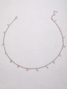 imoli 星形墜飾鏈條樣式項鍊 - 銀色 - 查看 5
