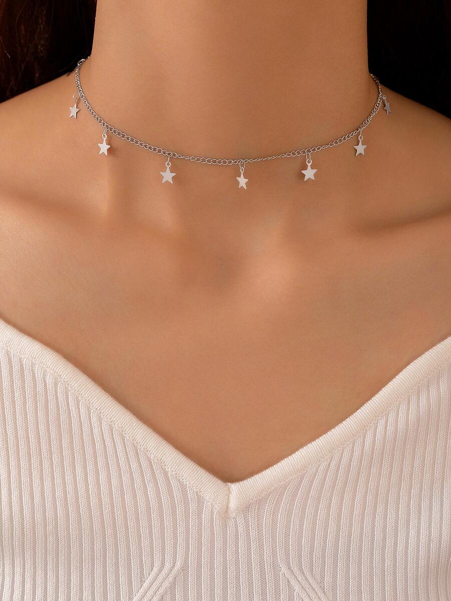 imoli 星形墜飾鏈條樣式項鍊