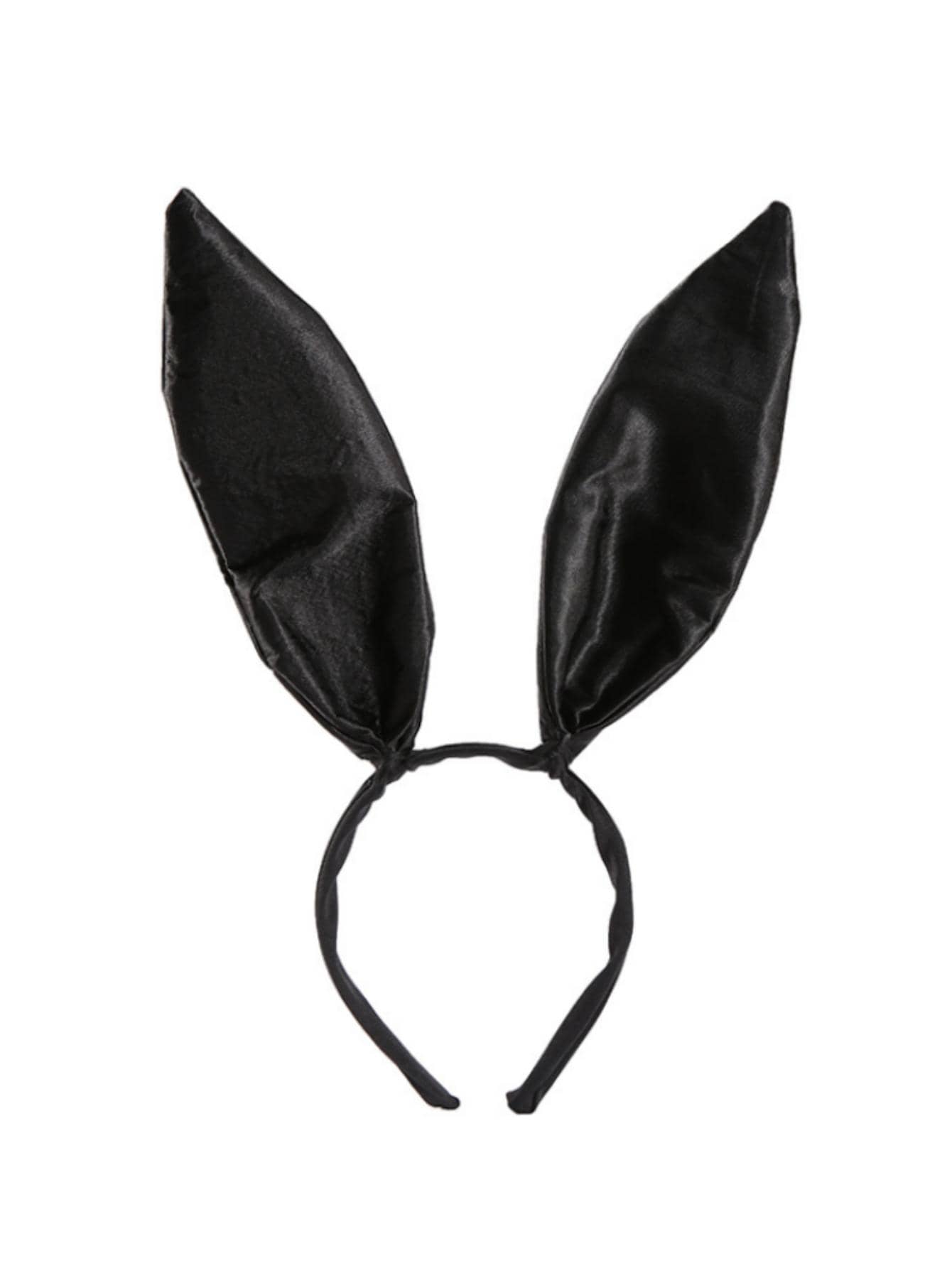 1pc Rabbit Ear Decor Party Headband - Black - View 1