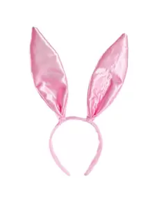 1pc Rabbit Ear Decor Party Headband - Black - View 5