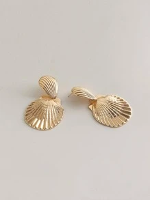 Hoa tai trang trí vỏ sò - Vàng - Xem 4