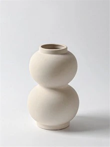 1pc Porcelain Flower Vase - Beige - View 5