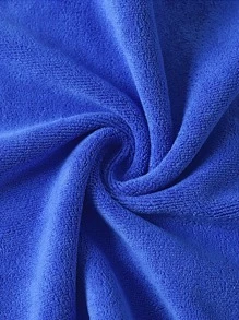 1 pieza Trapo de limpieza unicolor absorbente - Café integral - Ver 5