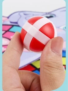 1套兒童大象樣式飛鏢盤粘粘球