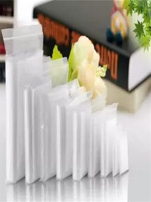100 件透明食品密封袋装饰秋季装饰节日装饰房间装饰家居装饰秋季装饰卧室装饰 - 無色 - 查看 1