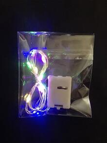 1pc Copper Decorative Light, Modernist Mixed Color Decoration Light For Home - Multicolor - View 5