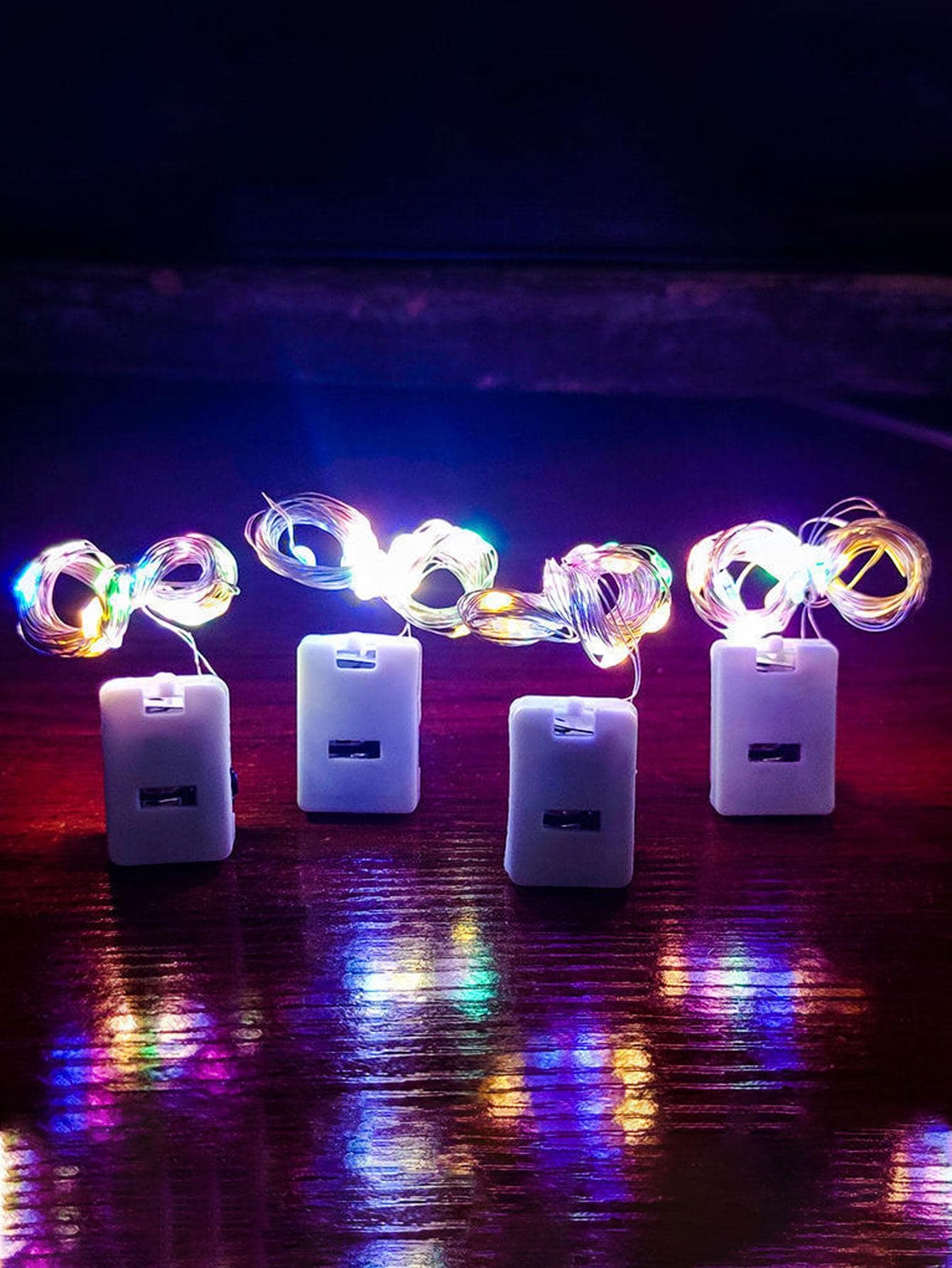 1pc Copper Decorative Light, Modernist Mixed Color Decoration Light For Home - Multicolor - View 1