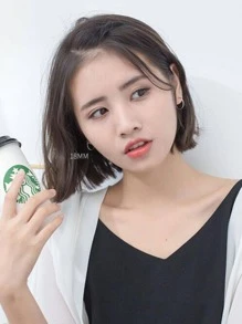 BALMORA 純銀圓形耳釘 - 銀色 - 查看 4