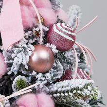 35cm Christmas Decoration Mini Tabletop Christmas Tree Set,Christmas - Pink - View 5