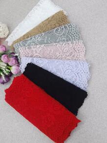 1 cái Thêu hoa DIY Ribbon Ren, vải ren trắng cho quần áo DIY - trắng - Xem 9