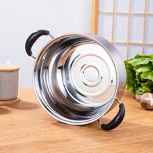 1pc Stainless Steel Pot - Multicolor - View 4