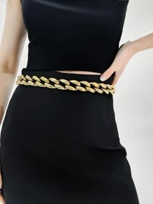 極簡鏈條腰帶
