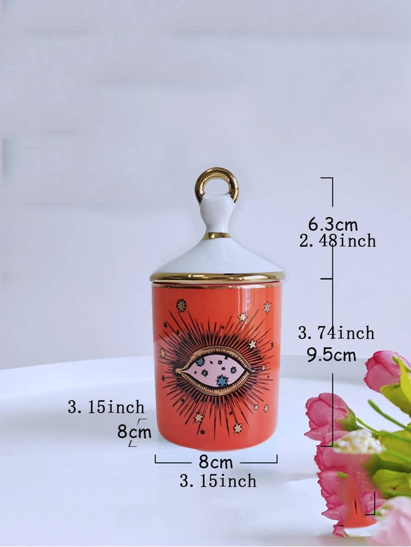 1pc Eye Pattern Candle Holder SHEIN USA