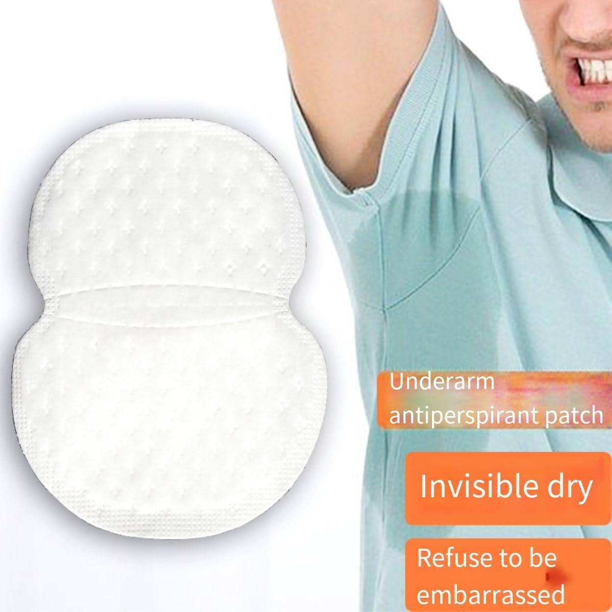 10 miếng dán thấm mồ hôi dưới cánh tay - trắng - Xem 1