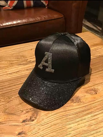 水鑽字母裝飾棒球帽
