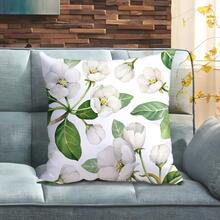 1 Họa Tiết Hoa Đệm Không Chất Độn, Polyester Hiện Đại Trang Trí Ném Gối Cho Gia Đình - Nhiều màu - Xem 5