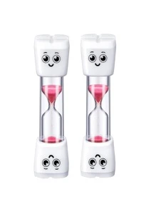 1入組卡通圖案沙漏 - 紅色 - 查看 1