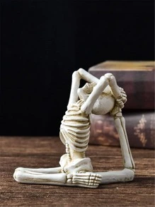 1pc Skeleton Design Decoration Craft - Beige - View 4