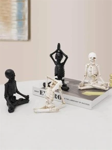 1pc Skeleton Design Decoration Craft - Beige - View 3