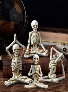 1pc Skeleton Design Decoration Craft - Beige - View 2