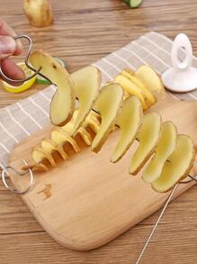 3入組不銹鋼土豆螺旋切片機 - 彩色 - 查看 2