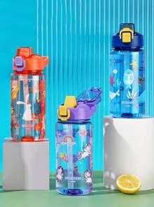 1 bình nước hoạt hình 600ml - Chống rò rỉ, chịu nhiệt, chất liệu nhựa - Thích hợp cho du lịch, thể thao và các hoạt động ngoài trời. - Xanh đậm - Xem 6