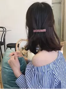 4个水晶装饰发夹，皇家爪夹，发爪发卡，发夹，学习用品，发饰，头部饰品，发卡 - 彩色 - 查看 8