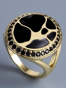 Nhẫn Trang Trí Đá Cubic Zirconia - Nhiều màu - Xem 1