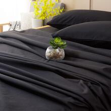 DEITAS Bed Sheet Set Super Soft Microfiber 1800 Thread Count Luxury Egyptian Sheets 18-Inch Deep Pocket Wrinkle -4 Piece - Hitam - View 6