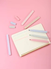 Bộ 6 Bút Dạ Quang Phối Màu, Bút Dạ Quang Đa Năng Đơn Giản Cho Văn Phòng, Trường Học - Nhiều màu - Xem 5