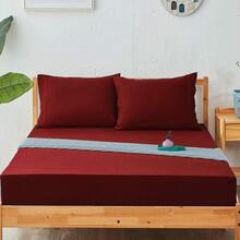 DEITAS Bed Sheet Set Super Soft Microfiber 1800 Thread Count Luxury Egyptian Sheets 18-Inch Deep Pocket Wrinkle -4 Piece - Burgundy - View 6