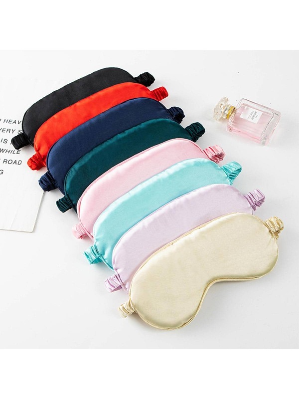 Imitated Silk Eye Patch Shading Sleep Eye Cover Eyepatch Travel Relax
