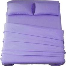 DEITAS Bed Sheet Set Super Soft Microfiber 1800 Thread Count Luxury Egyptian Sheets 18-Inch Deep Pocket Wrinkle -4 Piece - lavender - View 1