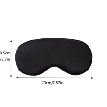 1 miếng che mắt tạo bóng khi ngủ che mắt khi đi du lịch thư giãn - màu đen - Xem 4