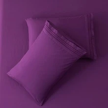 DEITAS Bed Sheet Set Super Soft Microfiber 1800 Thread Count Luxury Egyptian Sheets 18-Inch Deep Pocket Wrinkle -4 Piece - Purple - View 4